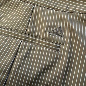 Striped Brown Adidas Women's Golf Skort